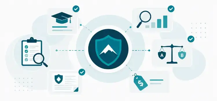 analyse et la comparaison de VPN avec tableaux comparatifs, graphiques de performance, tests de vitesse, tarifs et éléments de cybersécurité